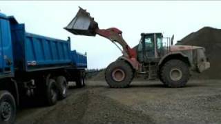 Kallmerode  Eichsfeld  Mit dem LKW unterwegs im Steinbruch [upl. by Ardni177]