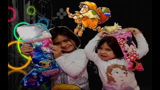 UNBOXING LE CALZE DELLA BEFANA SHIMMER E SHINE dolcipreziosi E MINNIE [upl. by Taam]