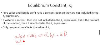 ASLevel Chemistry Equilibria Part 7 [upl. by Esoryram]