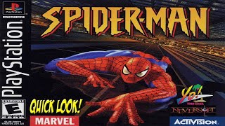 SpiderMan Playstation One Quick Look  YoVideogames [upl. by Dilahk]