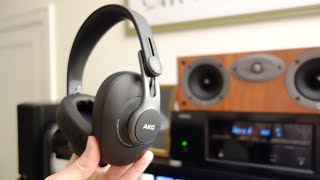 AKG K371 review  Affordable studiograde headphones By TotallydubbedHD [upl. by Yaffit717]