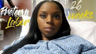 IN LABOR amp DELIVERY AT 26 WEEKS HIGH RISK PREGNANCY JETT LIFE VLOGS [upl. by Fachan]