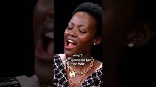 Lupita Nyongos reaction to every wing on Hot Ones [upl. by Wood]