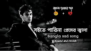 Saite Parina Premera  সইতে পারিনা প্রেমের জ্বালা  slowed and reverb  Bangla lofi Song [upl. by Leopold]