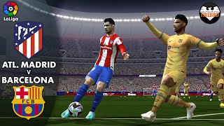 PES 6 Firebird Patch 23  Atl Madrid v Barcelona  LaLiga  Realistic Full Match Gameplay [upl. by Edana]