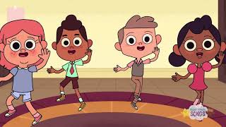 Best Warm Up Song Every for kids Body In Everybody Out Super Simple Songs [upl. by Fern228]