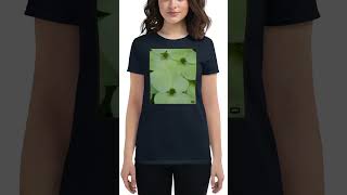 Floral TShirts  Womens Cornus Kousa Flowers One TShirt  From APWT Digital Stationery style [upl. by Enar]