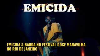 Emicida amp Banda no Festival Doce Maravilha Rio de Janeiro [upl. by Jonme]