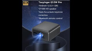 Touyinger Q12W PRO real effect with all lights turning on with 120 inch projection size [upl. by Karub]