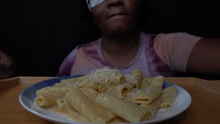 MukbangASMR Alfredo Pasta [upl. by Bodrogi377]