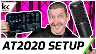 GoXLR amp Audio Technica AT2020 Setup  Best Mic Settings [upl. by Marylou]