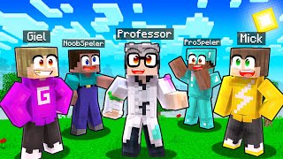 PROFESSOR KOMT BIJ ONS WONEN In Minecraft survival [upl. by Ias134]