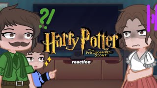 The Dursleys react to Harrys 1st yearPhilosophers stone  Gacha  Harry Potter [upl. by Harrison661]