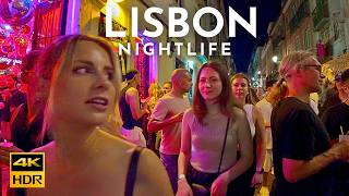 Nightlife in Lisbon Portugal BAIRRO ALTO Lisboa JULY 2024  4K HDR [upl. by Ariait]