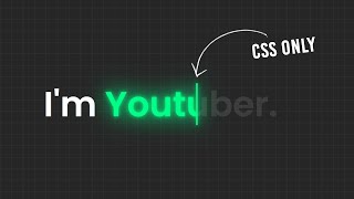 Creative CSS Text Animation Effects [upl. by Frederik362]