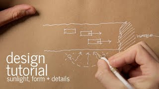 Architectural Design Process  Form Orientation and Sunlight [upl. by Kalb362]