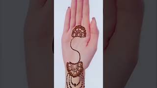 S letter mehndi design  simple stylish Mehandi dijayen  short video [upl. by Ahsienar]