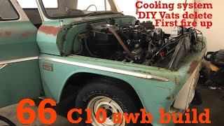 1966 LS swapped shortbed C10 first start [upl. by Inigo446]