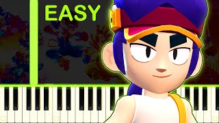 BRAWL STARS SEASON 10 THEME  EASY Piano Tutorial [upl. by Riccardo]