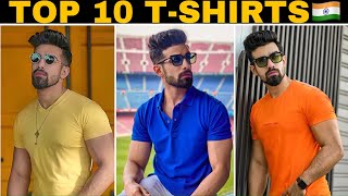 TOP 10 TSHIRT BUDGET BRANDS🇮🇳 HIGH QUALITY AFFORDABLE FASHION INDIAN MENS FASHIONHINDI FASHION [upl. by Airak839]