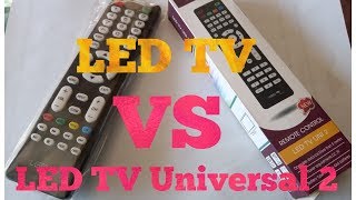 led tv universal 2 vs led tv remote full details  TOP10 [upl. by Miru]