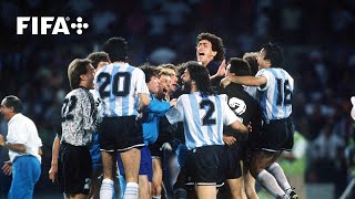 Italy v Argentina Full Penalty Shootout  1990 FIFAWorldCup SemiFinals [upl. by Nolaf821]