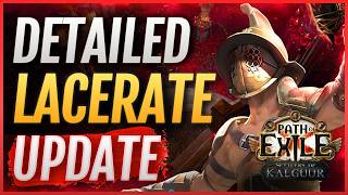 PoE 325 Bleed LACERATE Gladiator  Early Build UPDATE  Path of Exile Guide [upl. by Navek108]