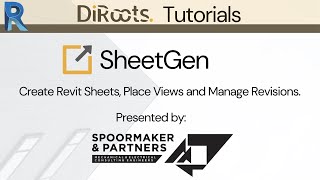 SheetGen  Revit Addin for Sheets Views and Revisions  DiRoots [upl. by Meris]