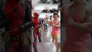 Deadpool vs Dora the Destroyer deadpool doratheexplorer cosplay [upl. by Akinihs]