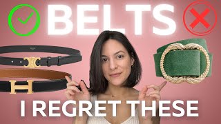 BELT COLLECTION Favorites and my biggest REGRET [upl. by Akkinahs]