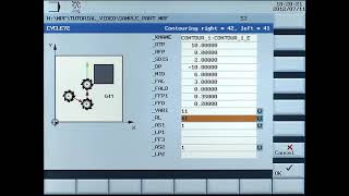 SINUMERIK 808D Tutorial Milling Bagian 13  Cycle72 Contour milling [upl. by Licha]