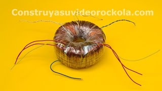 Calculation and homemade construction of a Toroidal Transformer [upl. by Deery383]