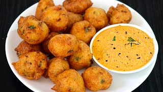 10 நிமிடத்தில் மொறு மொறு ரவை போண்டா  Rava Bonda  evening snacks in tamil  snacks recipes in tamil [upl. by Sac]