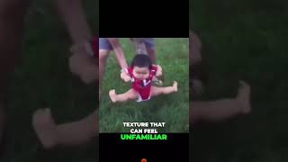 Babies reactions to grass😂 shorts [upl. by Eryn]