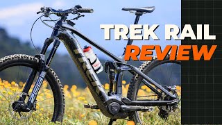 Trek Rail Review  A Plush Powerful amp Frustratingly NearPerfect Electric Mountain Bike [upl. by Pizor781]