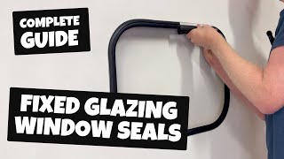 How to Identify and Replace a Fixed Glazing Window Rubber Seal for Your Boat Classic Car or Caravan [upl. by Southworth824]