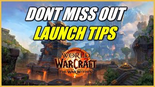 MUST KNOW Launch Tips  The War Within [upl. by Latsyek]