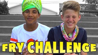 The French Fry Challenge MattyBRaps vs Justin [upl. by Vargas392]