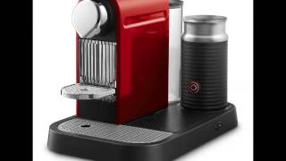 Nespresso C121 US RE NE1 Citiz Espresso Maker with Aeroccino Milk Frother Red [upl. by Lesslie465]