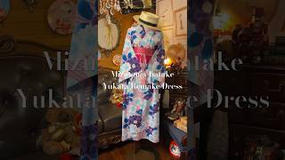 Mizutamabatake Yukata Remake Dress handmade anime manga kimono remake ハンドメイド japan [upl. by Grayce]