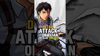 Detail Time Skip Yang Diberikan Mappa Ke Attack On Titan shorts [upl. by Bonny536]