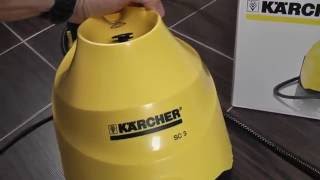 Kärcher SC 3 parownica Steam Cleaner  test  review [upl. by Anej]