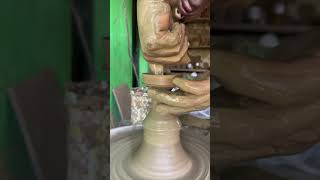 Diya kaise banate hai  punjabisong handicraft potterycrafts craftideas [upl. by Enerahs7]