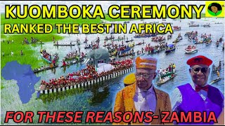 2024 Kuomboka Ranked One Of The Best Ceremonies In Africa Zambia [upl. by Kallista14]