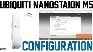 How to setup amp configure Ubiquiti NANOSTATION M5 as AP Access point [upl. by Ielarol]