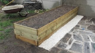 Comment construire une grande jardinière [upl. by Pinkerton]