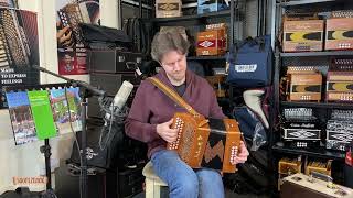 Paul Young  Saltarelle Etincelle Melodeon [upl. by Armillia]