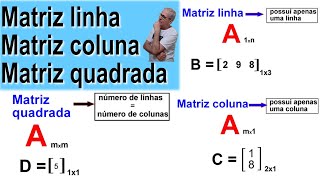 GRINGS ☑ MATRIZ LINHA  MATRIZ COLUNA  MATRIZ QUADRADA OmatematicoGrings [upl. by Bayly577]