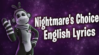 NIGHTMARES CHOICE Lyrics English  Fortnite Lobby Track [upl. by Odlamur533]