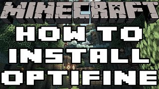 How To Install Optifine In Minecraft 175 [upl. by Lenrow]